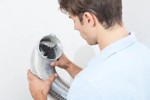 Dryer vent cleaning in an Eastern PA home